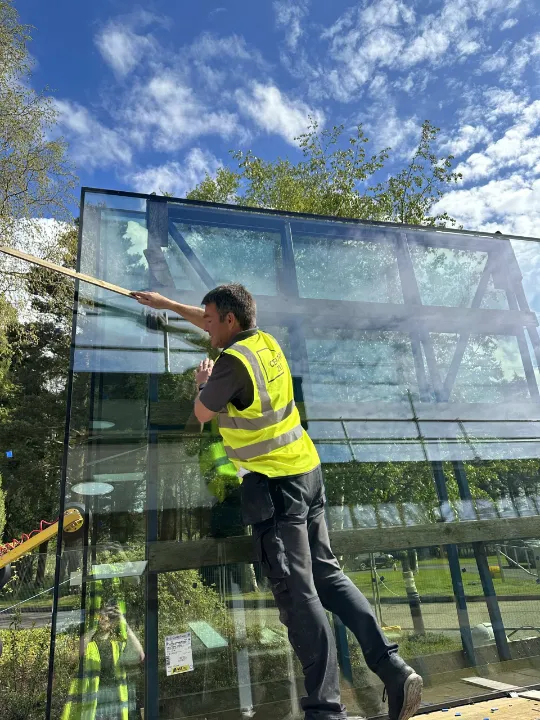 glazing fitting
