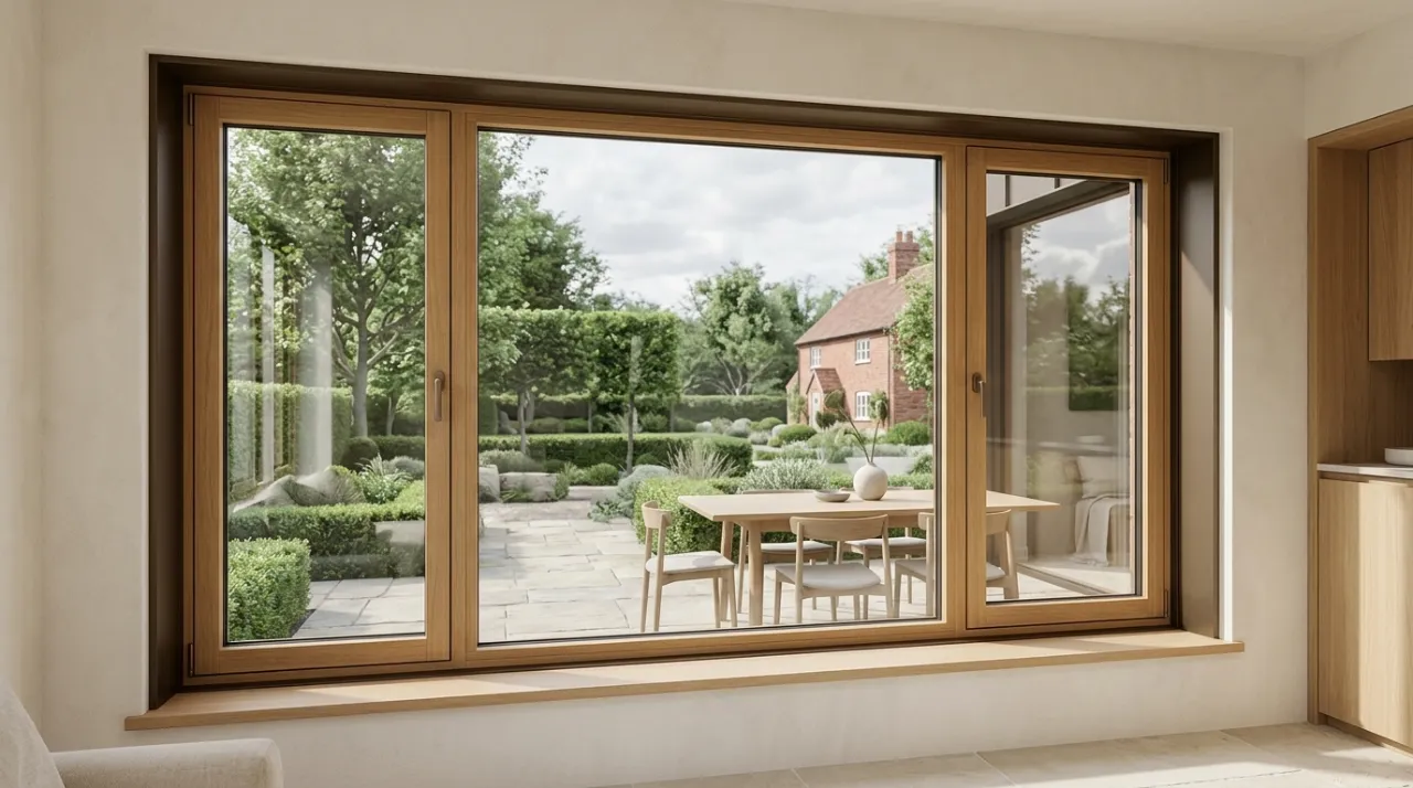 ali clad timber window